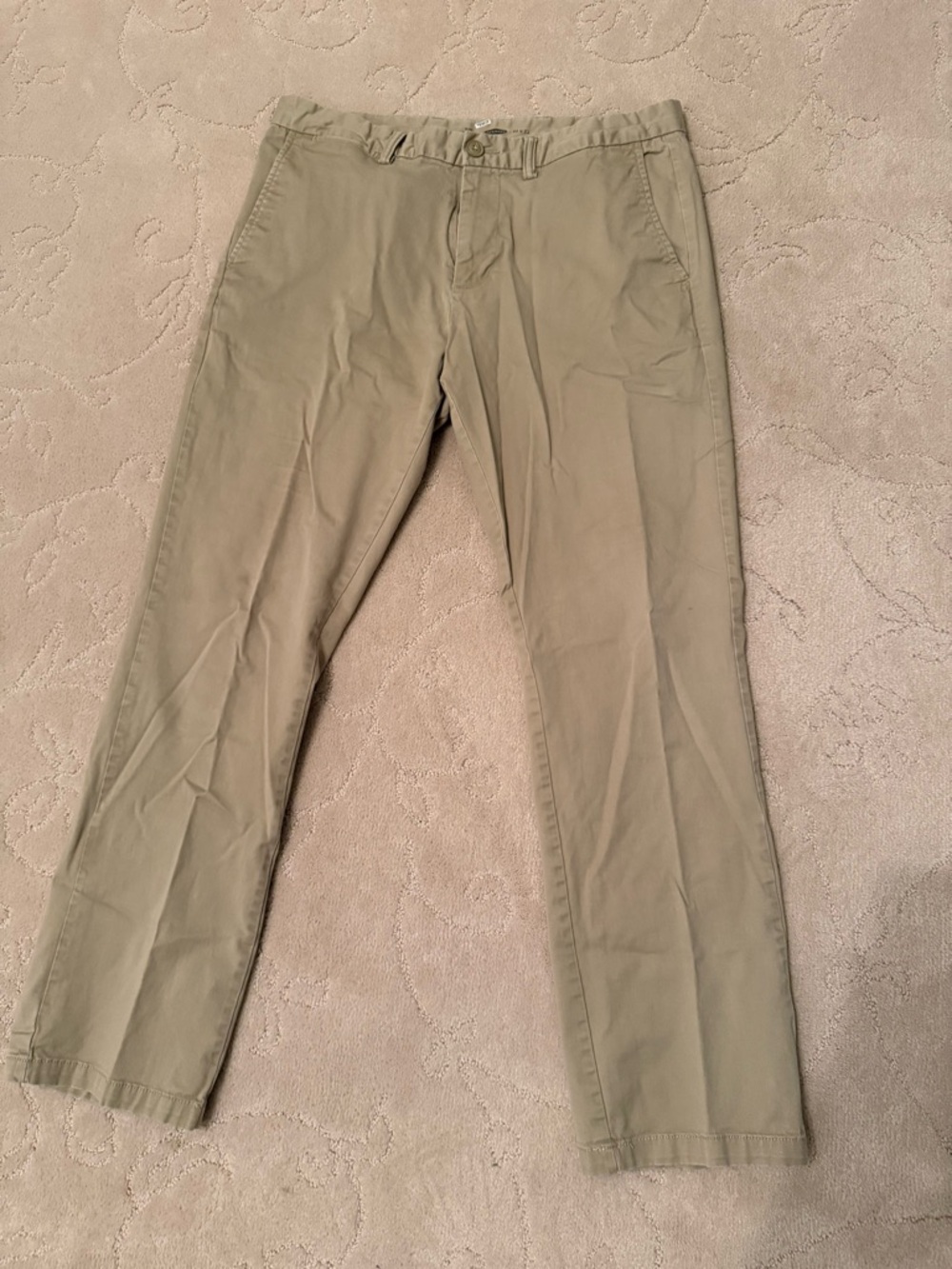 Old Navy Khaki Straight-Leg Chinos
